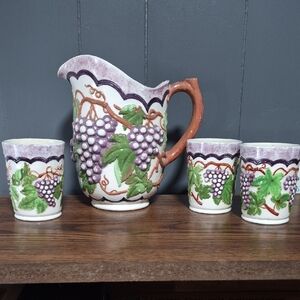 Arnels Vintage Pitcher & Glass Set